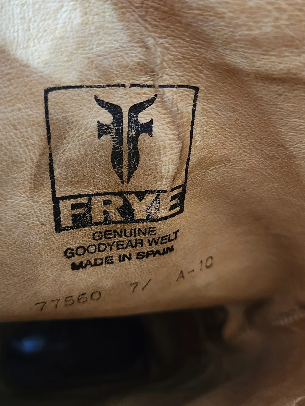 Frye Black Leather Knee High Riding Boots